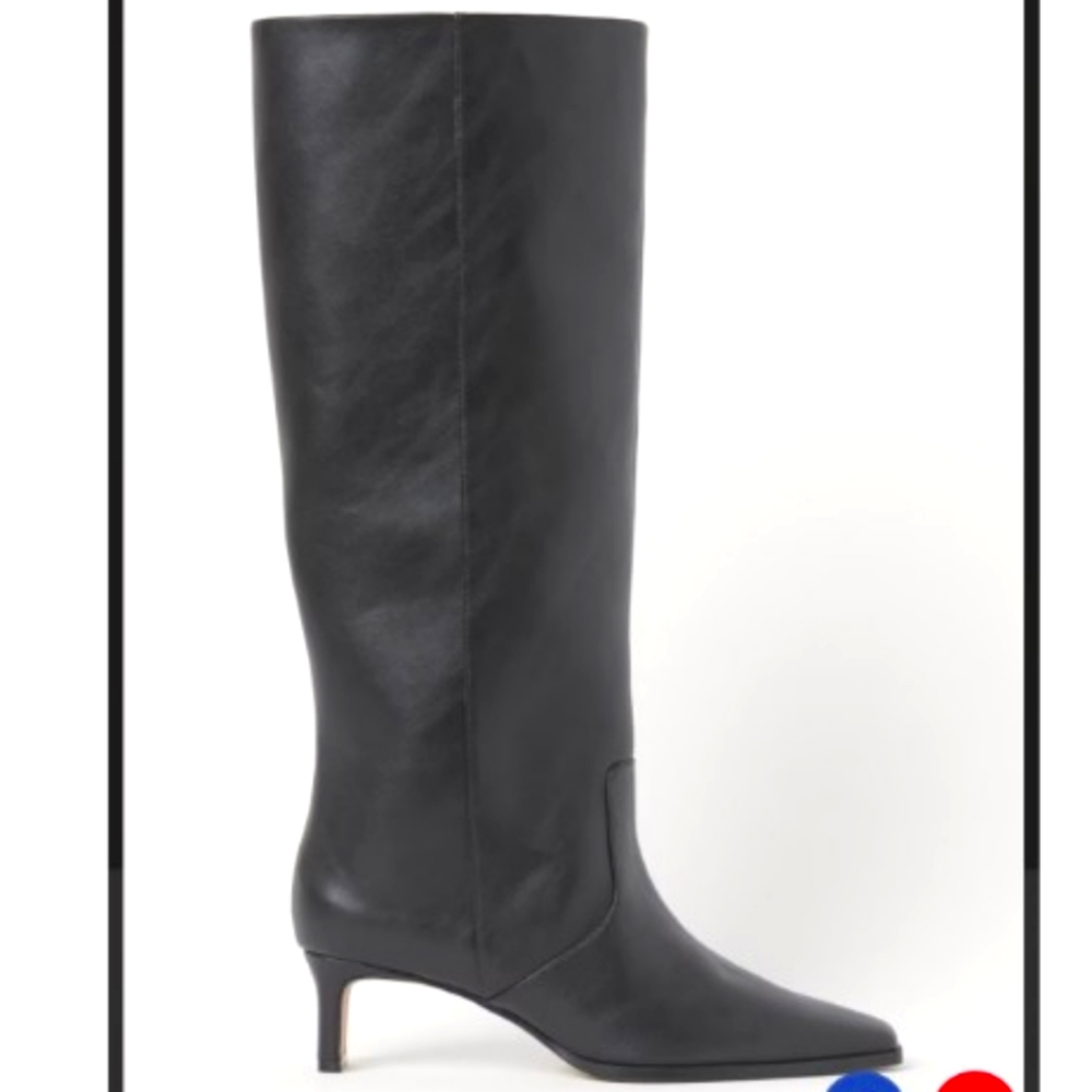 H&M knee high leather boot. Size 9.5